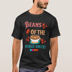 Camiseta Cafeína Cafeine Tea Brew Amantes Cute Espresso Caf