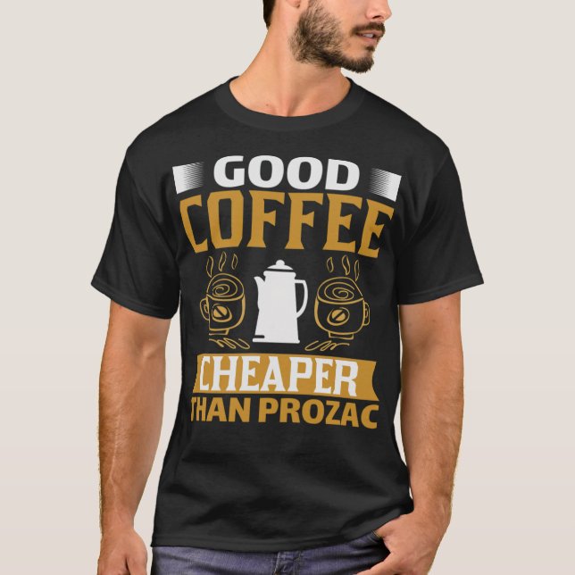 Camiseta cafeína s e café (Frente)