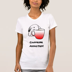 Camiseta Cafeína viciado! t-shirt de