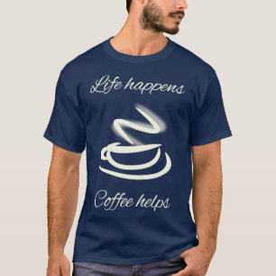 Camiseta Cafeinado Barista Gift Café Ajuda Cotação