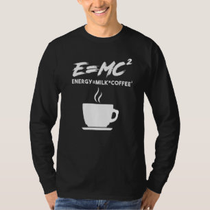 Camiseta Cafeinato De Café Energy Milk Emc2