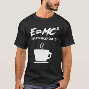 Camiseta Cafeinato De Café Energy Milk Emc2