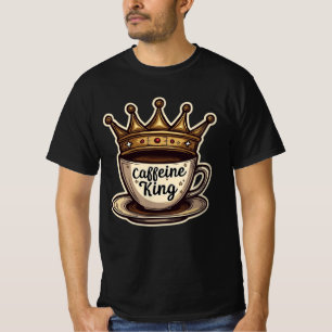 Camiseta Cafeine King - Coroa De Café
