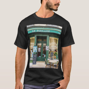 Camiseta Cafés franceses: Versalhes é uma cena acolhedora.