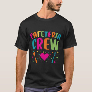 Camiseta Cafeteria Crew Almoçava Lady De Volta À Novidade E