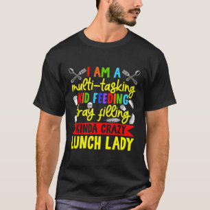 Camiseta Cafeteria De Almoço De Volta À Escola No Primeiro