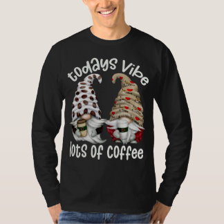 Camiseta Cafeteria Engraçado Muitos Gnomos De Café
