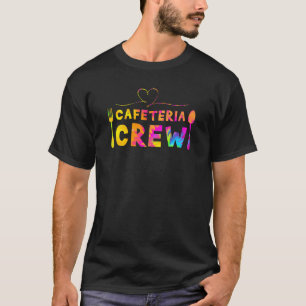 Camiseta Cafeteria Tripulação Almoço Senhoras Rock Orud Sch