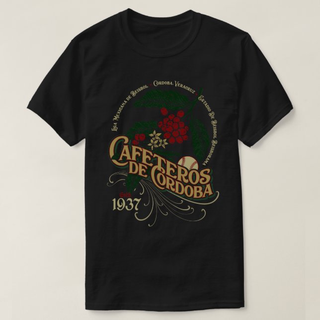 Camiseta Cafeteros de Córdoba (Frente do Design)