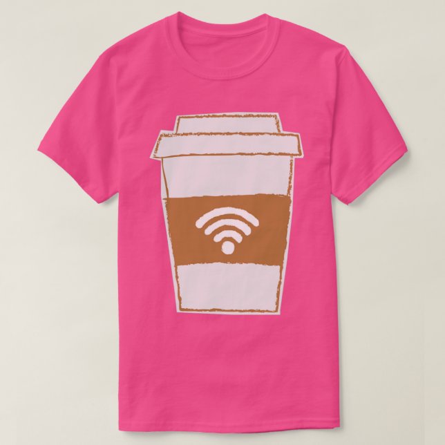 CAMISETA CAFFEE WIFI (Frente do Design)