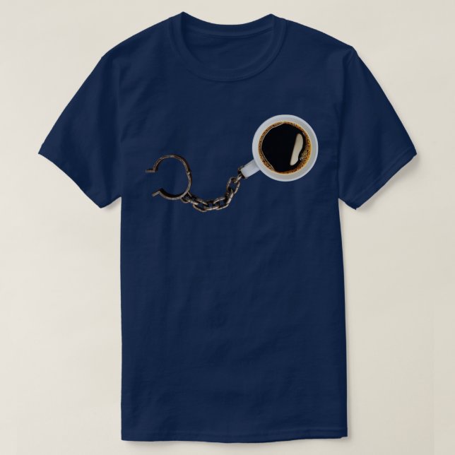 Camiseta Caffeine addicted (Frente do Design)
