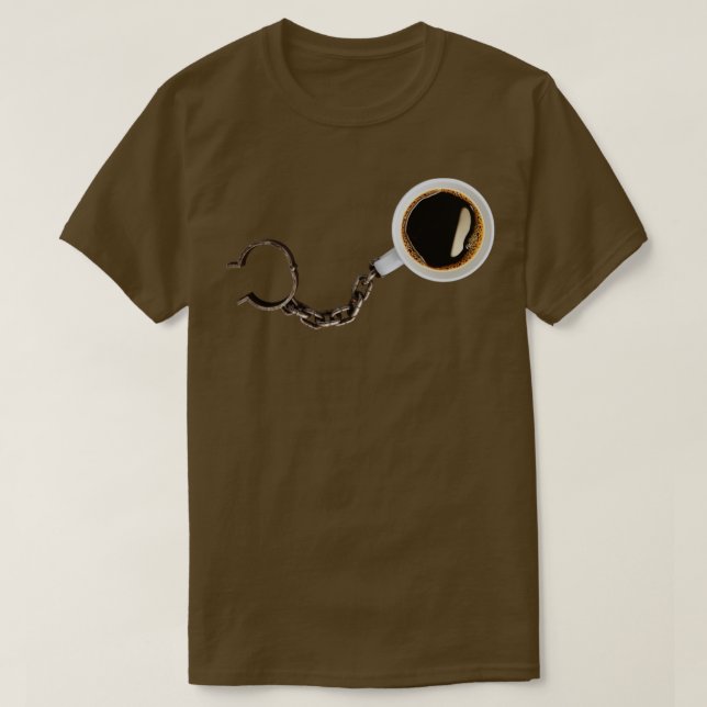 Camiseta Caffeine addicted (Frente do Design)