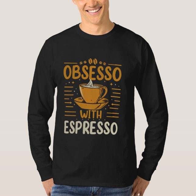Camiseta Caffeine Espresso Cafe (Frente)