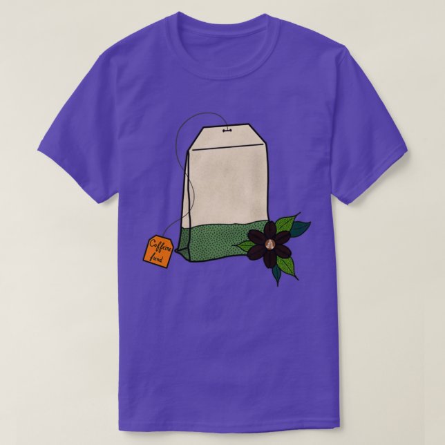 Camiseta Caffeine Fiend (Frente do Design)