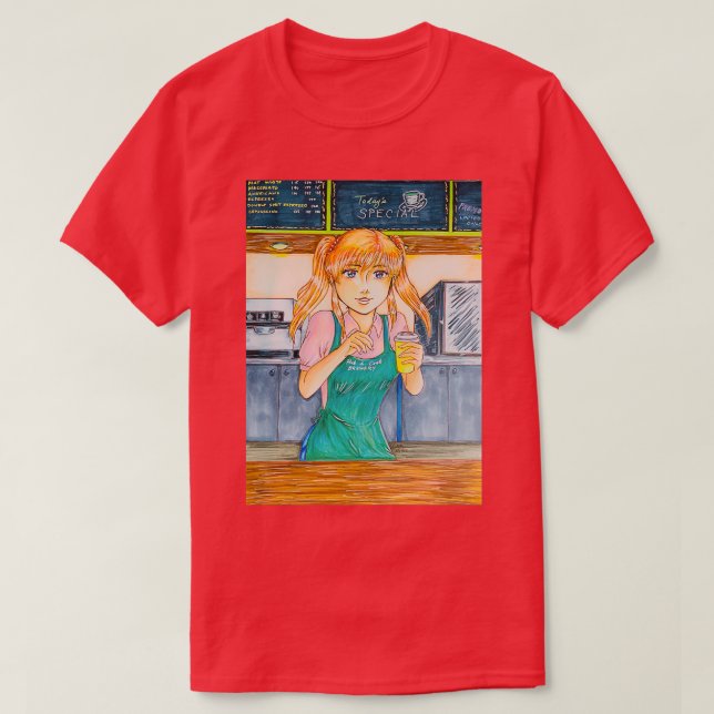 Camiseta Caffeine Fix (Frente do Design)