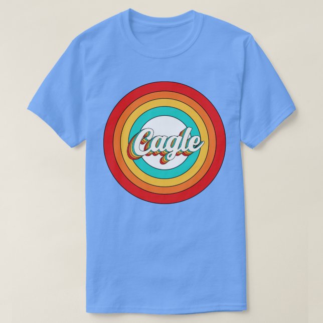 Camiseta Cagle Name Shirt Vintage Cagle Circle (Frente do Design)