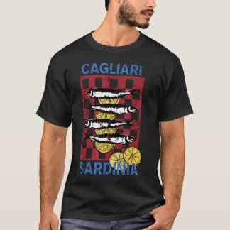 Camiseta Cagliari Sardenha Retro Peixe Limão Italiano Y2K