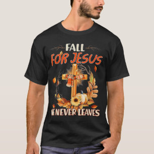 Camiseta Cai Por Jesus Ele Nunca Deixa Jes De Fé De Girasso