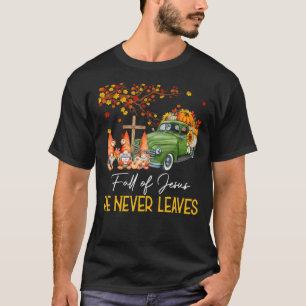 Camiseta Cai Por Jesus Ele Nunca Deixa Jesus Cruzado Christ