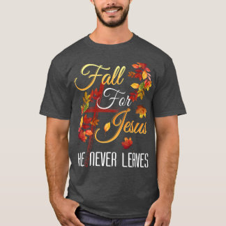 Camiseta Cai Por Jesus Que Ele Nunca Deixa Ch Religiosa No