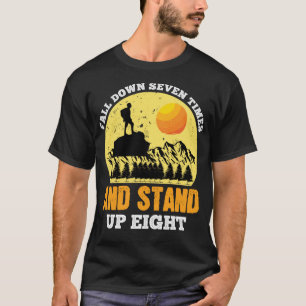 Camiseta Cai Sete Vezes E Levanta Oito