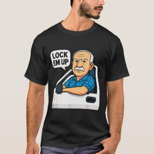 Camiseta Caia na Estrada Cara Prenda-os Funny Para Homens M