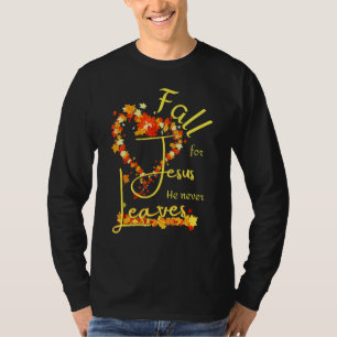 Camiseta Caia por Jesus Ele Nunca Deixa Mulheres Abençoadas