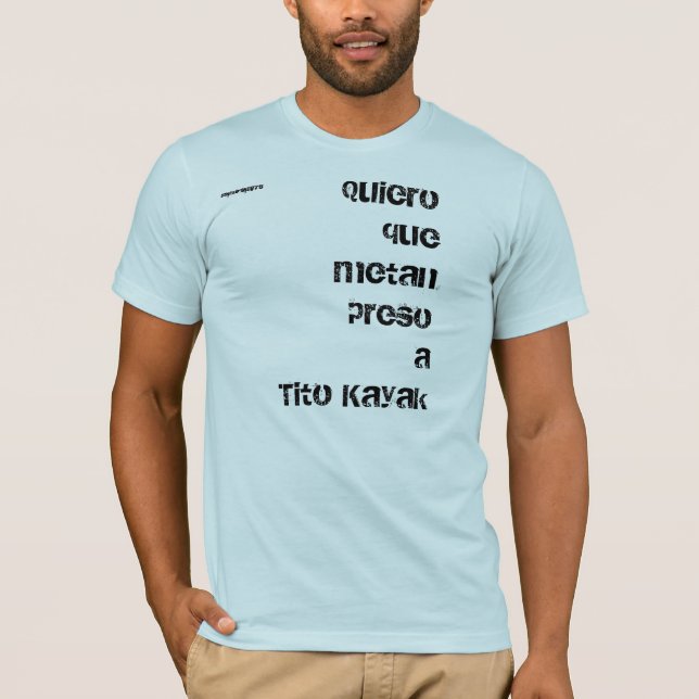 Camiseta Caiaque de Tito (Frente)