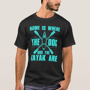 Camiseta Caiaque para homens e mulheres Caiaque Pescaria Em