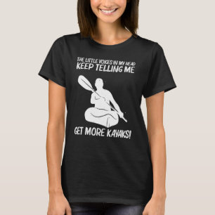 Camiseta Caiaque Para Homens Mulheres Barco De Caiaque Rema