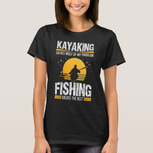 Camiseta Caiaque Resolve A Maioria Dos Meus Problemas A Pes