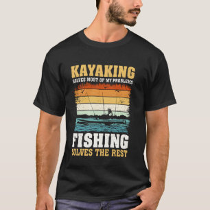 Camiseta Caiaque Resolve A Maioria Dos Meus Problemas A Pes