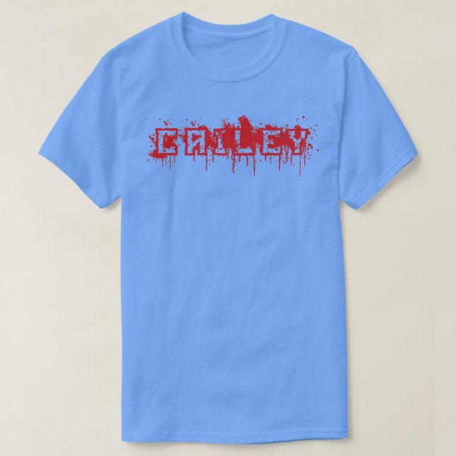 Camiseta Cailey First Name Halloween Figurume Personalizado (Frente do Design)