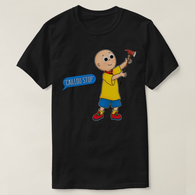 Camiseta Caillou meme (Frente do Design)