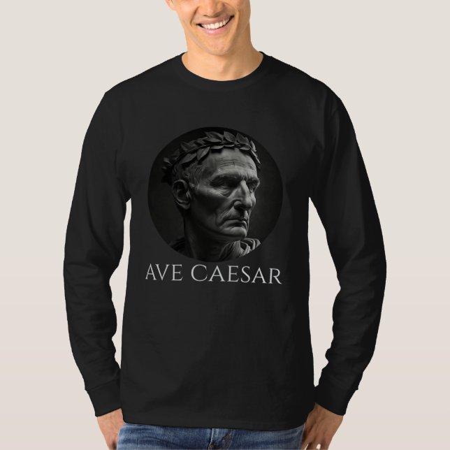 Camiseta Caio Júlio César  Ave César  Antigo Romano Seu (Frente)
