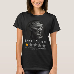 Camiseta Caio Júlio César Idos de Março História Romana