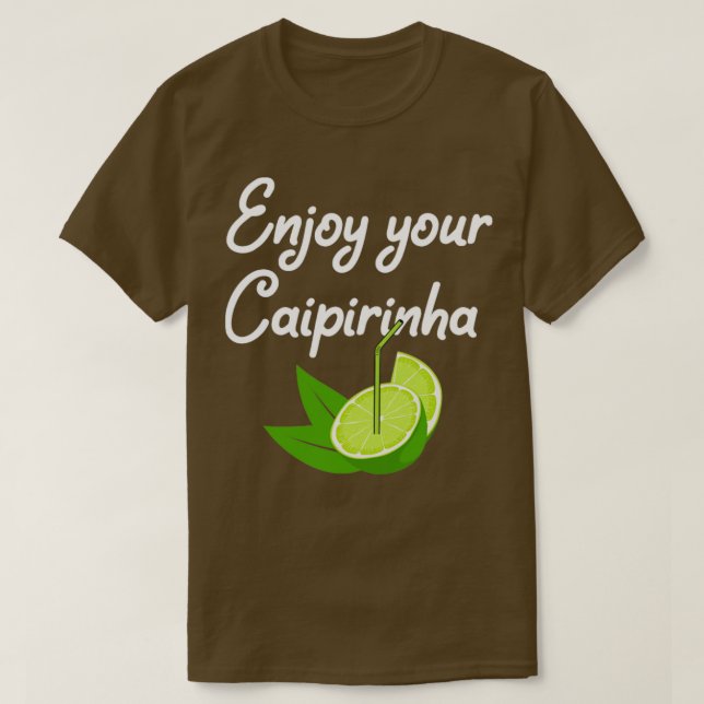 Camiseta Caipirinha bar de coquetel (Frente do Design)