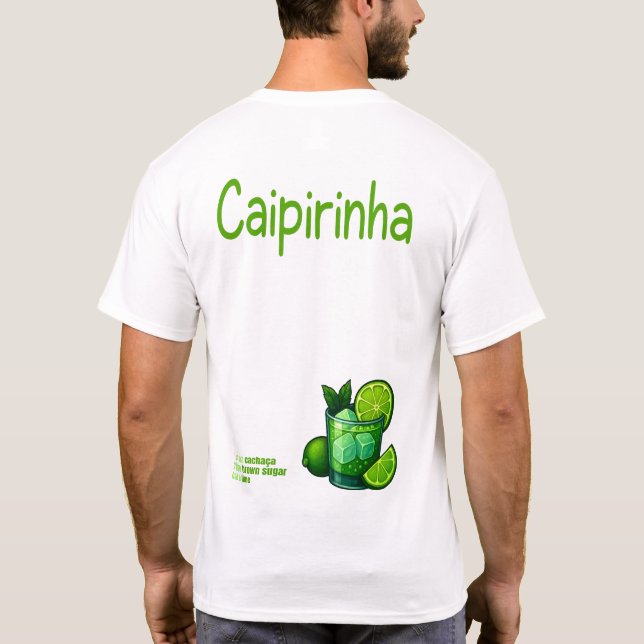 Camiseta Caipirinha T-Shirt – Classic Brazilian Cocktail (Verso)