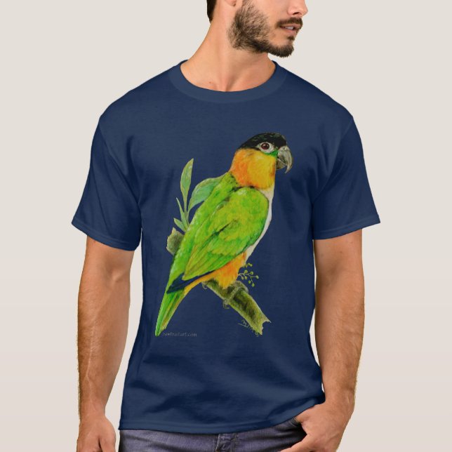 Camiseta Caique de cabeça negra (Frente)