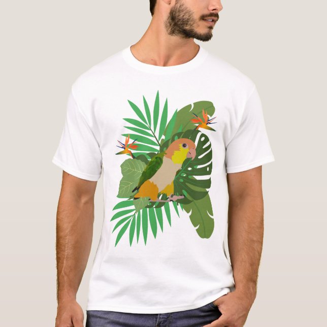 Camiseta Caique with leaves (Frente)