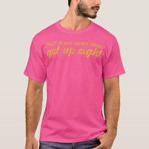 Camiseta Cair 7 vezes a Cotação Motivacional Gym
