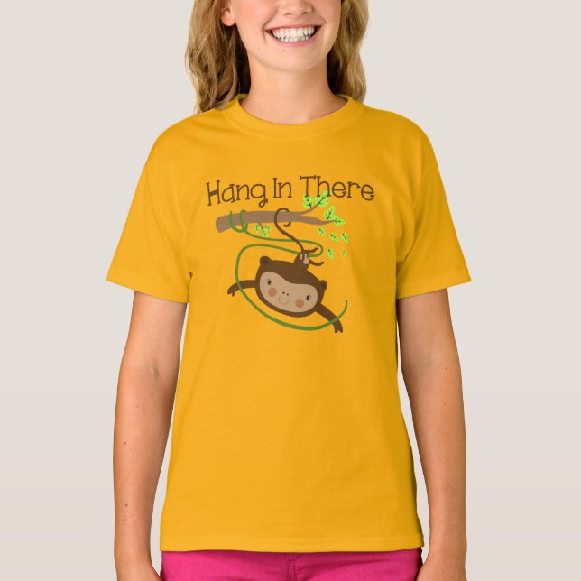 Camiseta Cair do macaco dentro lá (Frente)