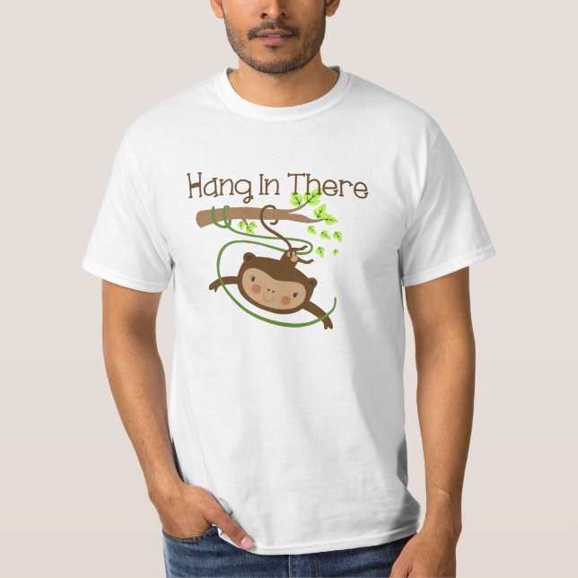 Camiseta Cair do macaco dentro lá (Frente)
