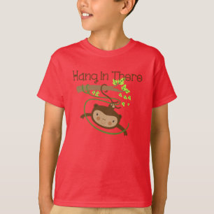 Camiseta Cair do macaco dentro lá