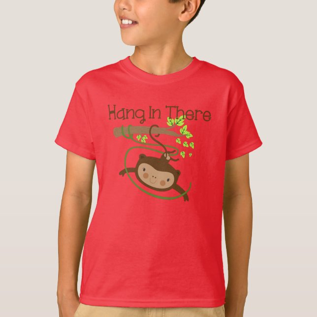 Camiseta Cair do macaco dentro lá (Frente)