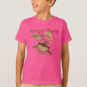 Camiseta Cair do macaco dentro lá