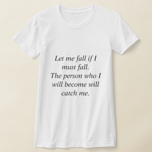 Camiseta Cair, Levantar, Tornar-se (Postura )