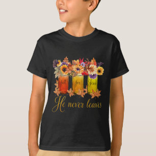 Camiseta Cair Por Jesus Ele Nunca Deixou Jes De Fé Cristã