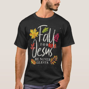 Camiseta Cair Por Jesus Ele Nunca Deixou Jesus