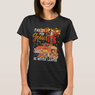 Camiseta Cair Por Jesus Ele Nunca Deixou Jesus Cruzado